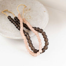 Load image into Gallery viewer, Grey Recycled Glass Beads