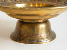 Load image into Gallery viewer, Vintage Ornate Brass Dish