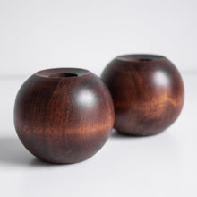 Load image into Gallery viewer, Vintage Wood Tapers set of 2