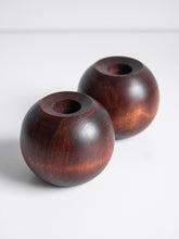 Load image into Gallery viewer, Vintage Wood Tapers set of 2