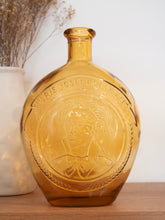 Load image into Gallery viewer, Vintage Amber Glass Bottle