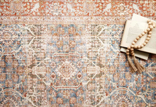 Load image into Gallery viewer, LAYLA Rug | Ocean / Rust