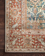 Load image into Gallery viewer, LAYLA Rug | Ocean / Rust