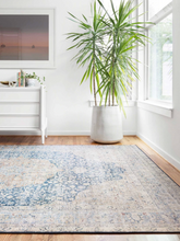 Load image into Gallery viewer, LAYLA Rug | Blue / Tangerine