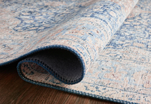 Load image into Gallery viewer, LAYLA Rug | Blue / Tangerine