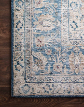 Load image into Gallery viewer, LAYLA Rug | Blue / Tangerine