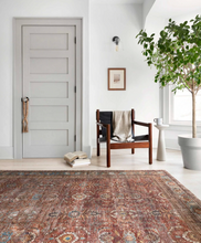 Load image into Gallery viewer, LAYLA Rug | Brick / Blue