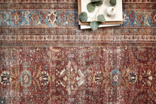 Load image into Gallery viewer, LAYLA Rug | Brick / Blue