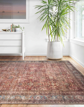 Load image into Gallery viewer, LAYLA Rug | Brick / Blue