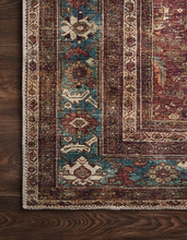 Load image into Gallery viewer, LAYLA Rug | Brick / Blue