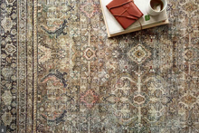 Load image into Gallery viewer, LAYLA Rug | Olive / Charcoal