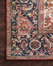 Load image into Gallery viewer, LAYLA Rug | Red / Navy