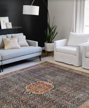 Load image into Gallery viewer, LAYLA Rug | Cobalt Blue / Spice