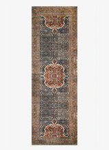 Load image into Gallery viewer, LAYLA Rug | Cobalt Blue / Spice