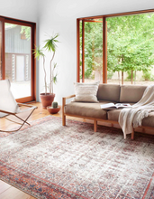Load image into Gallery viewer, LAYLA Rug | Ivory / Brick