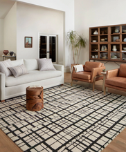 Load image into Gallery viewer, POLLY Rug | CJ Black / Ivory