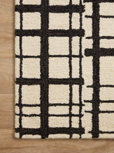 Load image into Gallery viewer, POLLY Rug | CJ Black / Ivory