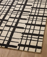 Load image into Gallery viewer, POLLY Rug | CJ Black / Ivory
