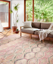 Load image into Gallery viewer, LAYLA Rug | Pink / Lagoon