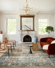 Load image into Gallery viewer, MARGOT Rug | Terracotta / Lagoon