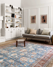 Load image into Gallery viewer, LOREN Rug | Brick / Blue