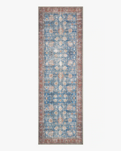 Load image into Gallery viewer, LOREN Rug | Brick / Blue