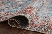 Load image into Gallery viewer, LOREN Rug | Brick / Blue