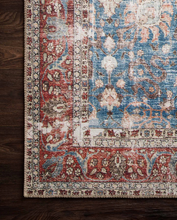 Load image into Gallery viewer, LOREN Rug | Brick / Blue