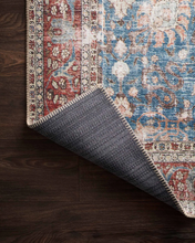 Load image into Gallery viewer, LOREN Rug | Brick / Blue