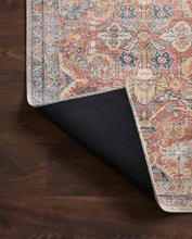 Load image into Gallery viewer, ADRIAN Rug | Rust / Denim