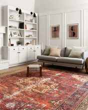 Load image into Gallery viewer, LOREN Rug | Red / Navy