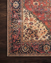 Load image into Gallery viewer, LOREN Rug | Red / Navy