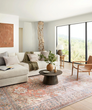 Load image into Gallery viewer, LOREN Rug | Terracotta / Sky