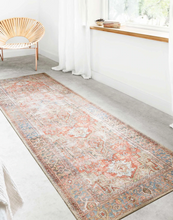Load image into Gallery viewer, LOREN Rug | Terracotta / Sky