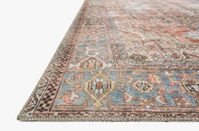Load image into Gallery viewer, LOREN Rug | Terracotta / Sky