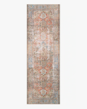 Load image into Gallery viewer, LOREN Rug | Terracotta / Sky