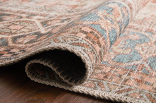 Load image into Gallery viewer, LOREN Rug | Terracotta / Sky