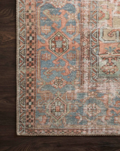 Load image into Gallery viewer, LOREN Rug | Terracotta / Sky