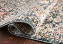 Load image into Gallery viewer, SABAN Rug | Blue / Spice