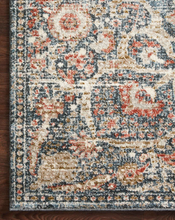 Load image into Gallery viewer, SABAN Rug | Blue / Spice