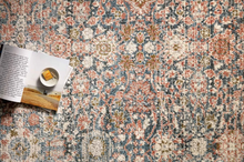 Load image into Gallery viewer, SABAN Rug | Navy / Rust
