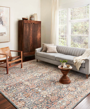 Load image into Gallery viewer, SABAN Rug | Navy / Rust