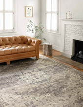 Load image into Gallery viewer, HATHAWAY Rug | Steel / Ivory