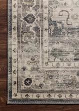 Load image into Gallery viewer, HATHAWAY Rug | Steel / Ivory