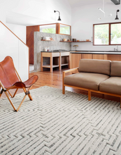 Load image into Gallery viewer, HAGEN Rug | White / Sky