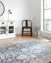 Load image into Gallery viewer, TEAGAN Rug | Denim / Pebble