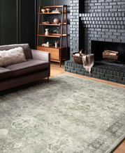 Load image into Gallery viewer, ROSETTE Rug | Steel / Graphite