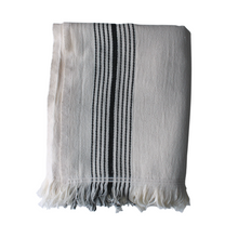 Load image into Gallery viewer, Cotton Striped Bath Towel