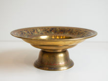 Load image into Gallery viewer, Vintage Ornate Brass Dish
