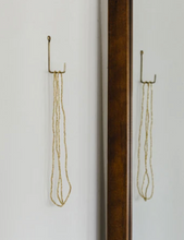 Load image into Gallery viewer, Thin Profile Wall Hook (iron and brass)
